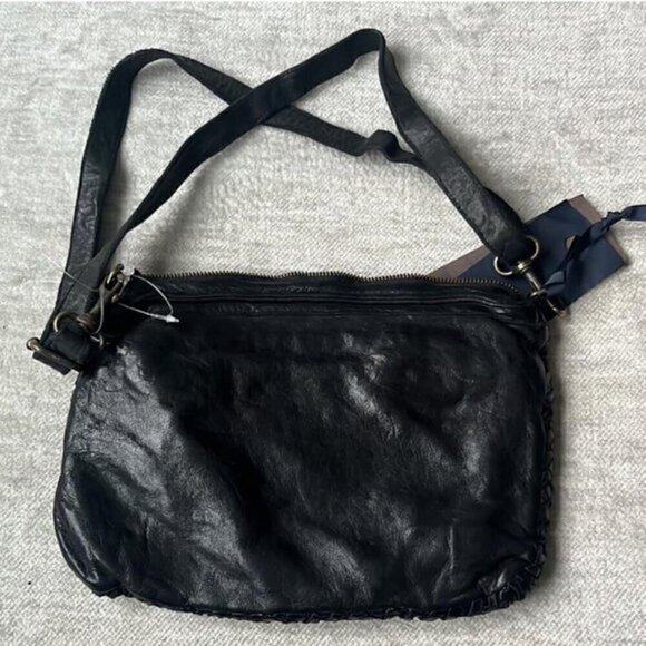 Langellotti Black Woven Leather Purse NEW! - Picture 9 of 9